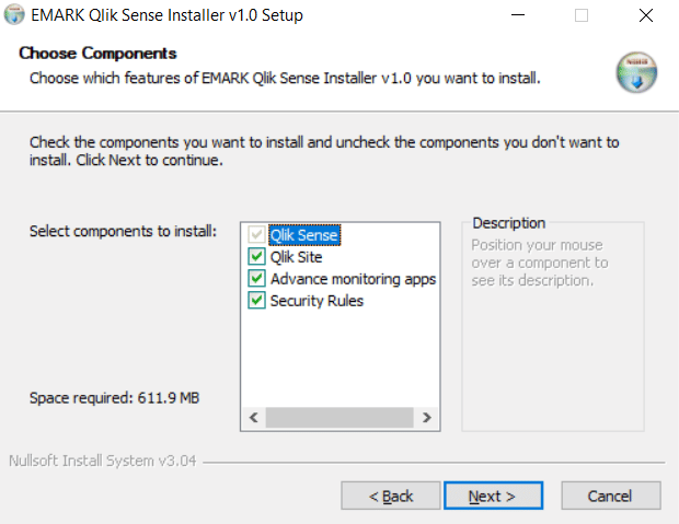 Qlik Installer - Qlik Sense setup